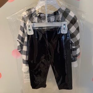 Black and white two piece outfit!